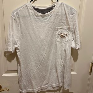 Tommy Bahama Men’s White Pocket T-Shirt | Medium (M)